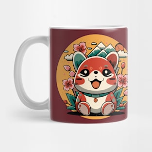 kawaii cat in japan Mug